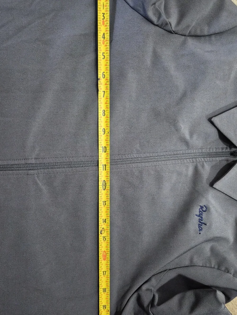 Rapha Mens Loopback Harrington Grey With Pink Lining Full Zip Jacket Size Small
